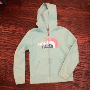 Girls North Face jacket size 10/12